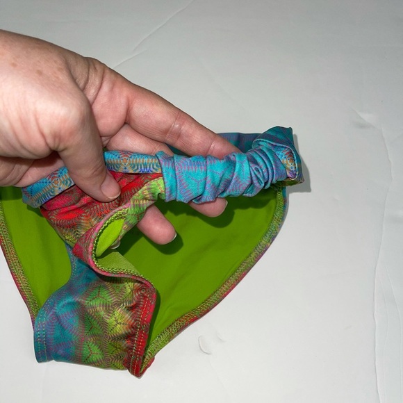 KORAL Swim Bikini Bottoms Striped Geometric S - Picture 5 of 8